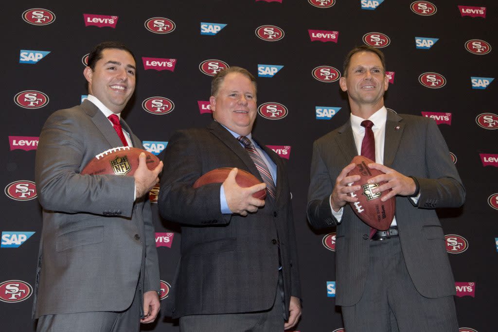 San Francisco 49ers owners Jed York arrives during NFL football