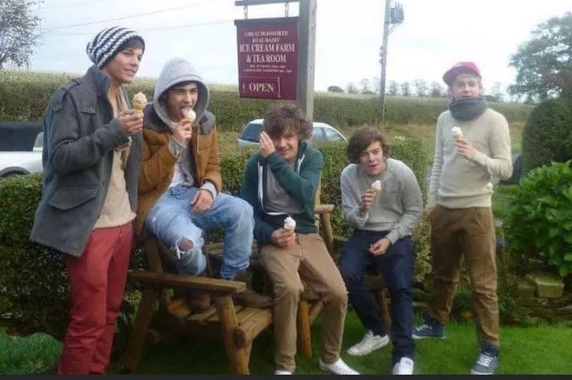 Harry Styles and One Direction enjoyed cones at the Great Budworth Ice Cream Farm -Credit:Great Budworth Ice Cream Farm