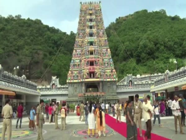 Sri Kanakadurga Temple in Vijayawada (File photo: ANI)