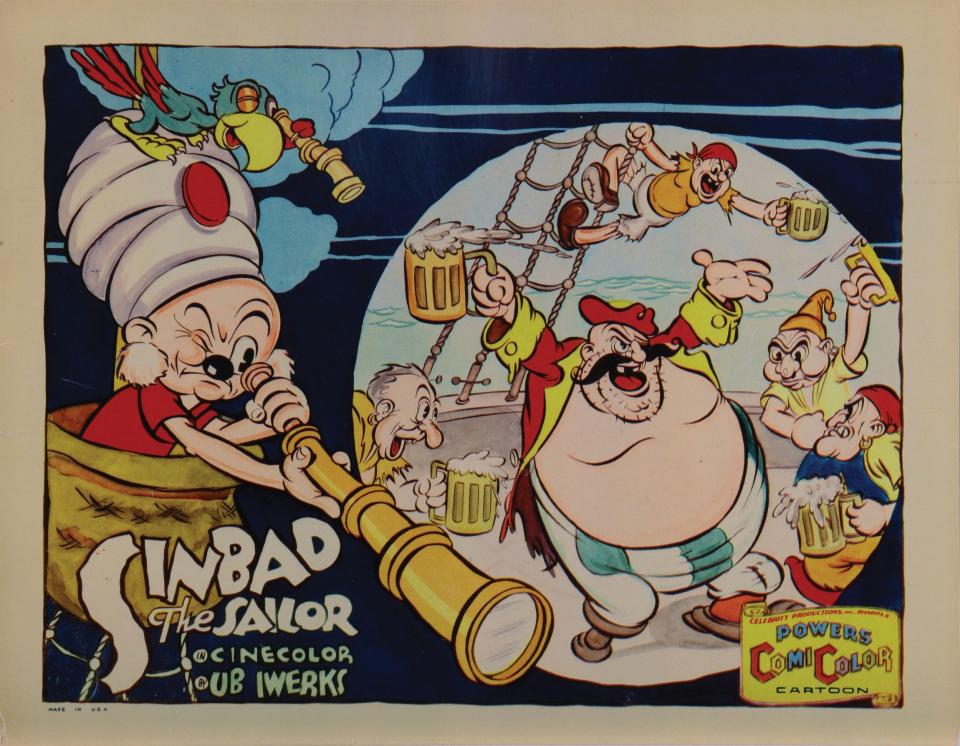 Sinbad 1935 animated short by Ub Iwerks