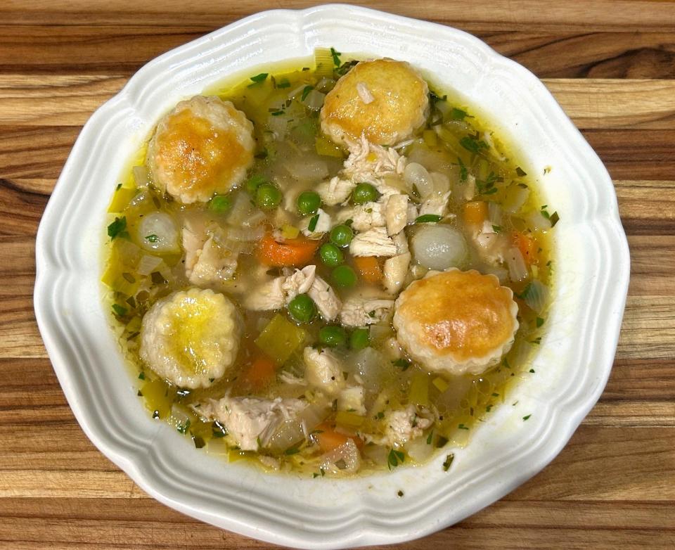 Ina Garten's chicken pot pie soup