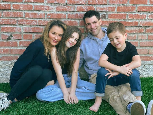 <p>Tess Sanchez Instagram</p> Tess Sanchez and Matthew Greenfield with their kids, Lilly and Ozzie.