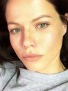 <p>Pretty Little liars actress Tammin Sursok takes a selfie captioning it, "Fresh faced and make up free." Her secret is to not wear make-up as much as possible and drinking lots of water!</p>