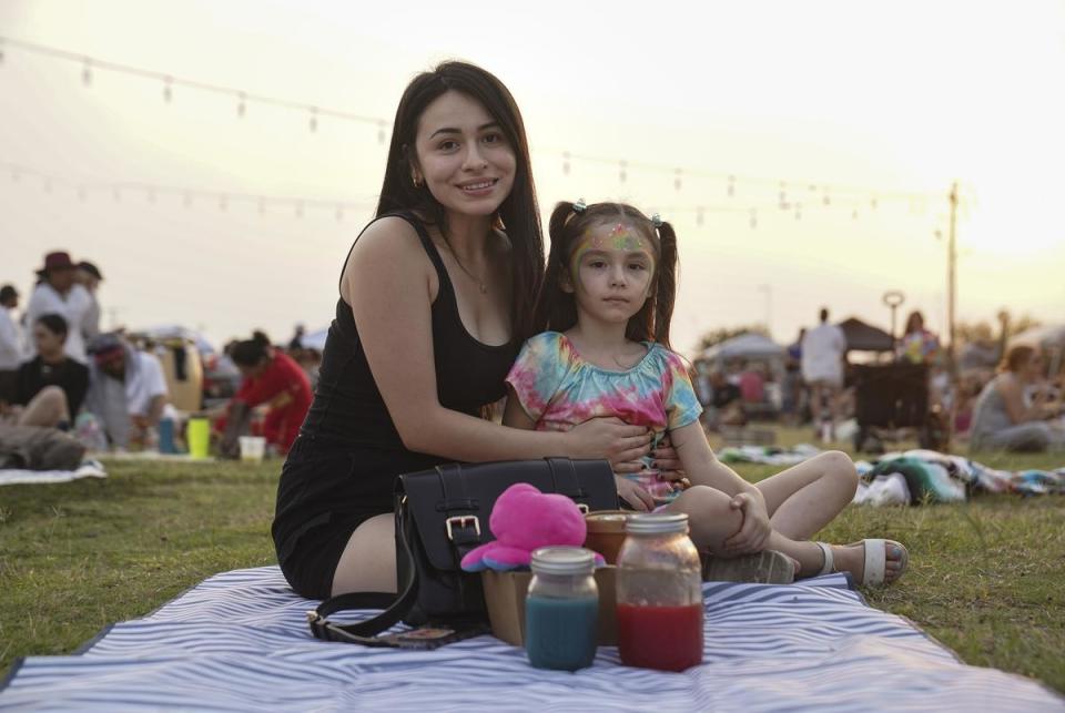 Clarissa Morales, 26, poses for a photo with her daughter Mía Vásquez, 6, at Vegan Fest in Elsa, Texas on May 11, 2024. “We don’t eat red meat. We like vegan food, but I’m not vegan. If it was more affordable I would be.”
Verónica Gabriela Cárdenas for The Texas Tribune