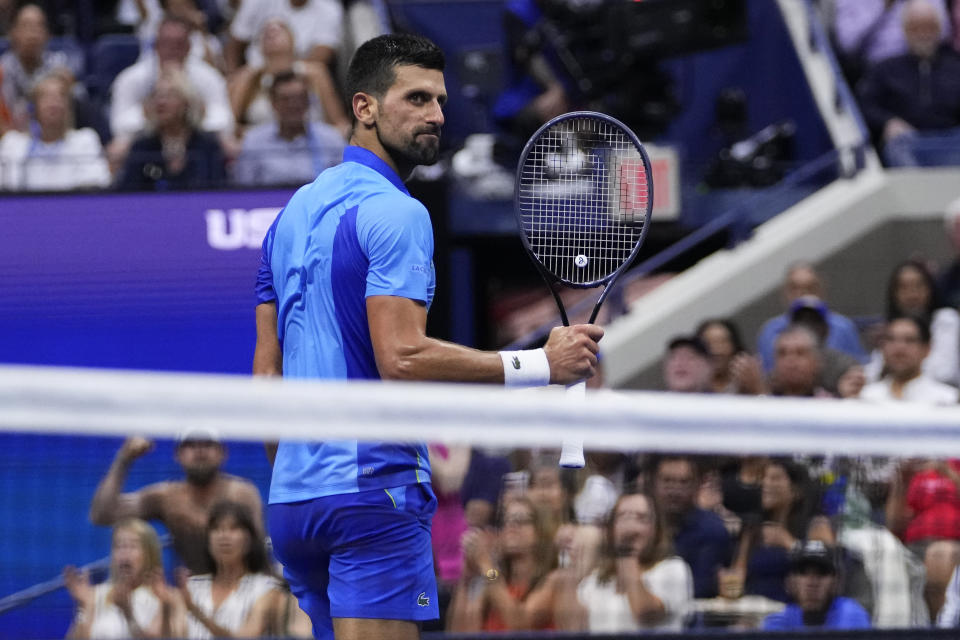 Novak Djokovic outlasted Daniil Medvedev in the 2023 US Open men's final. (AP Photo/Frank Franklin II)