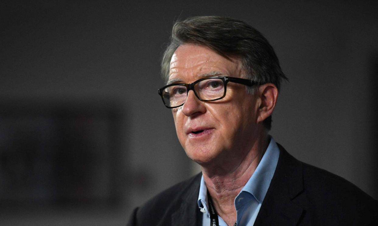 <span>Peter Mandelson </span><span>Photograph: Justin Tallis/AFP/Getty Images</span>