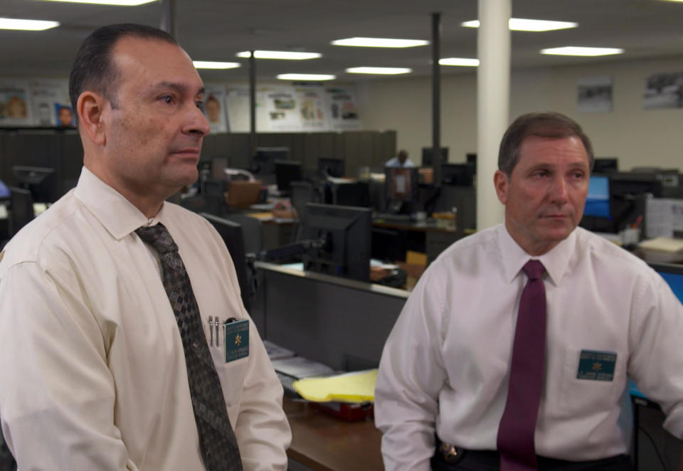 Det. Ralph Hernandez, left, and Lt. John Corina of the Los Angeles County Sheriff's Department spoke publically about the Natalie Wood Investigation for the first time to 