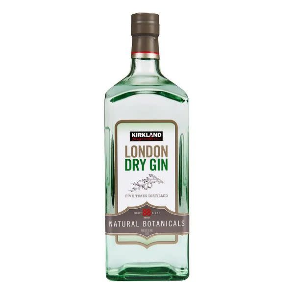 Bottle of Kirkland Signature London Dry Gin