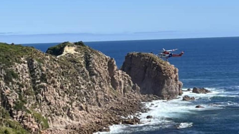 Assignment Freelance Picture A 22-year-old woman has been airlifted to hospital after she fell 50m\n down a cliff while taking a selfie near the Pinnacles Lookout at Cape\n Woolamai. Picture: Facebook