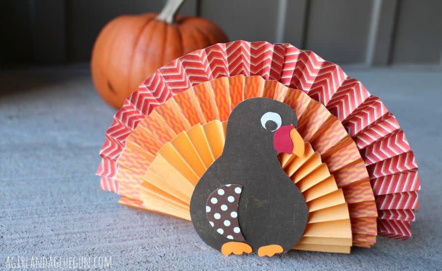 71) Folded Paper Turkey