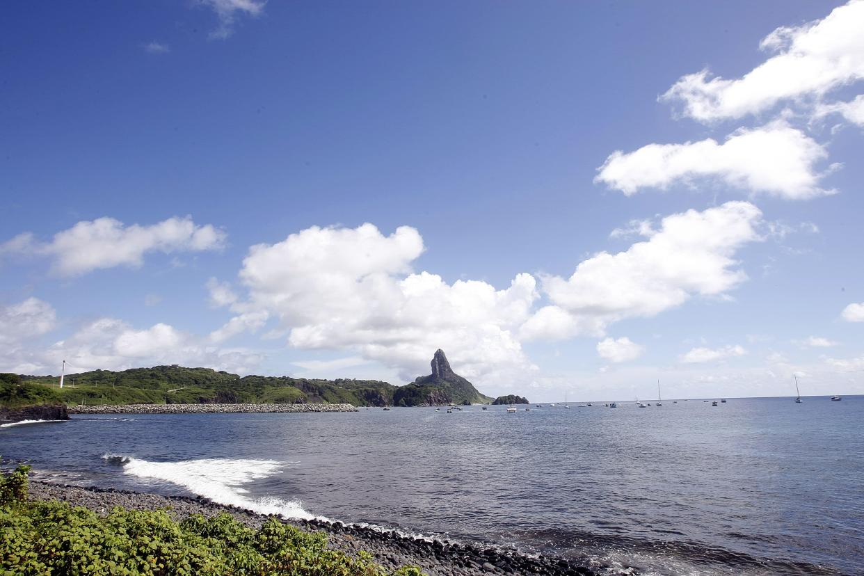 Vue du port de l'île de Fernando de Noronha, au nord-est du Brésil, le 3 juin 2009. (Photo d'illustration) - Evaristo Sa - AFP