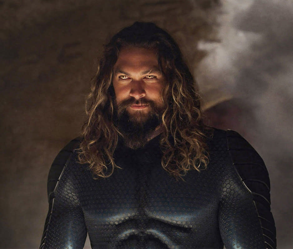 Jason Momoa dons the new supersuit for 'Aquaman 2.'<p>Courtesy of Warner Bros.</p>