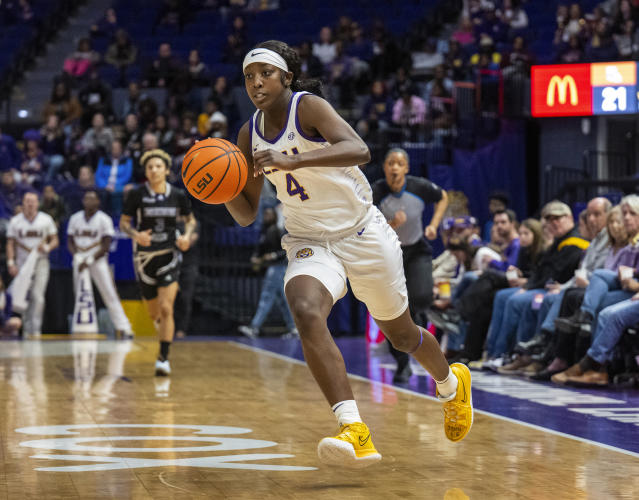 Angel Reese and Aneesah Morrow lead No. 7 LSU over Northwestern St. 81-36