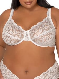 Smart & Sexy Women's Plus Size Signature Lace Unlined Underwire Bra