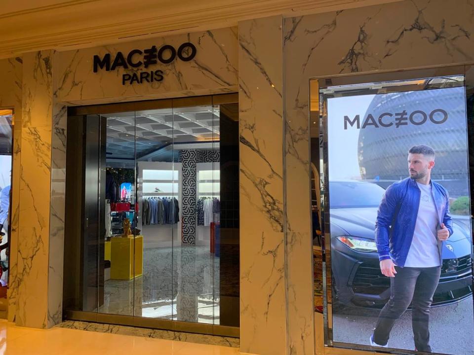 Maceoo designer menswear store just opened in the Promenade at Beau Rivage Resort and Casino in Biloxi.
