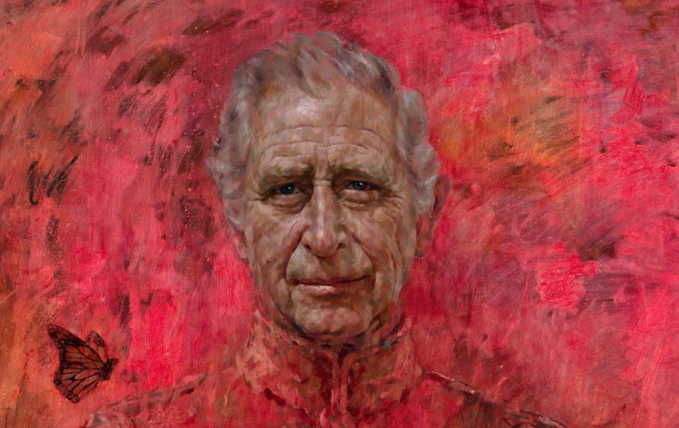 Jonathan Yeo's portrait of King Charles III