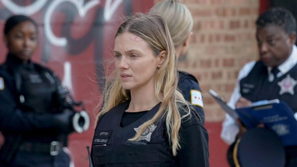 Tracy Spiridakos as Hailey Upton in Chicago P.D. Season 10