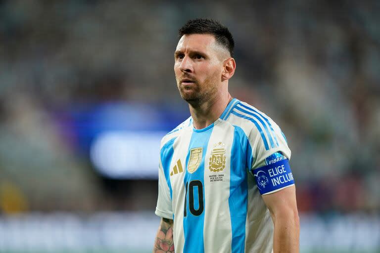 Lionel Messi jugó el partido de Copa América 2024 contra Canadá, en el MetLife Stadium, Nueva Jersey