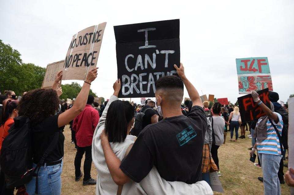 Black Lives Matter Protests In The UK