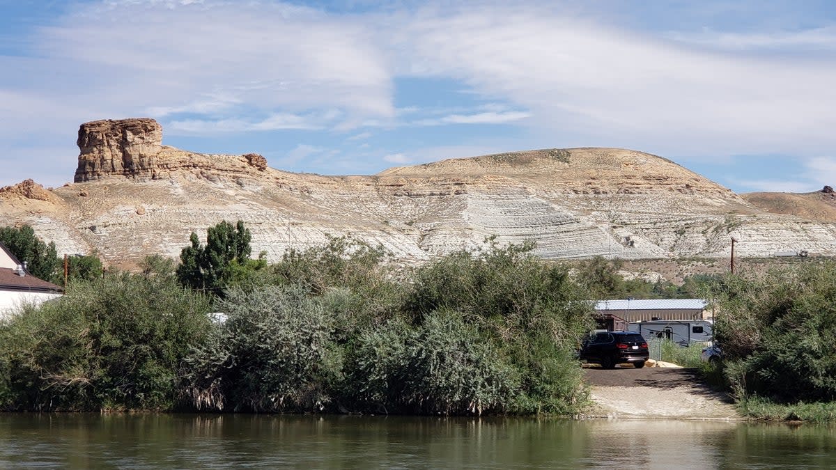 Castle Rock overlooking Green River, Wyoming (Simon Veness and Susan Veness)