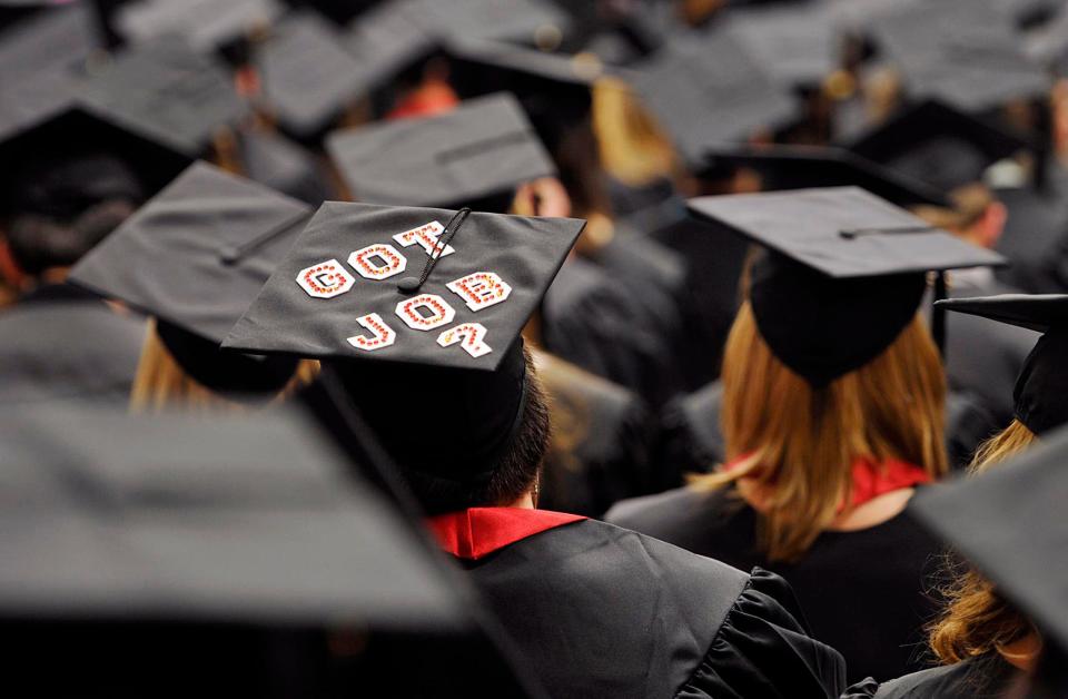 Commencement ceremony in Edinboro, Pennsylvania, in 2012.