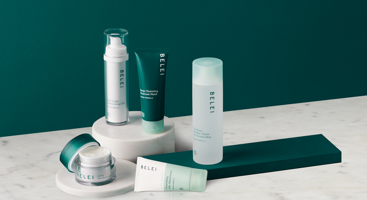 Amazon have launched its first skincare brand Belei. [Photo: Amazon]