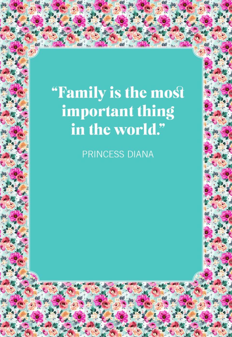 family quotes diana