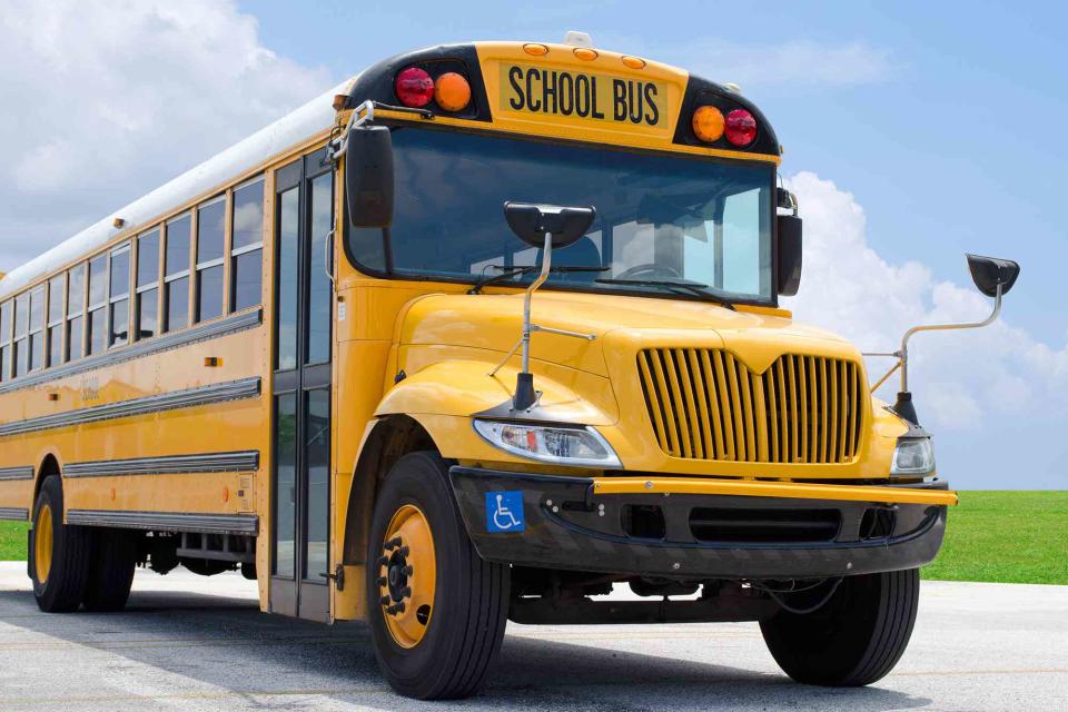 <p>GETTY</p> A stock image of a school bus