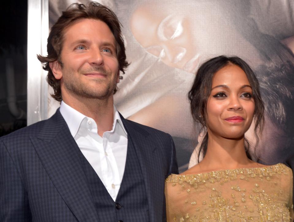 Zoe Saldana and Bradley Cooper (<em>The Words</em>)