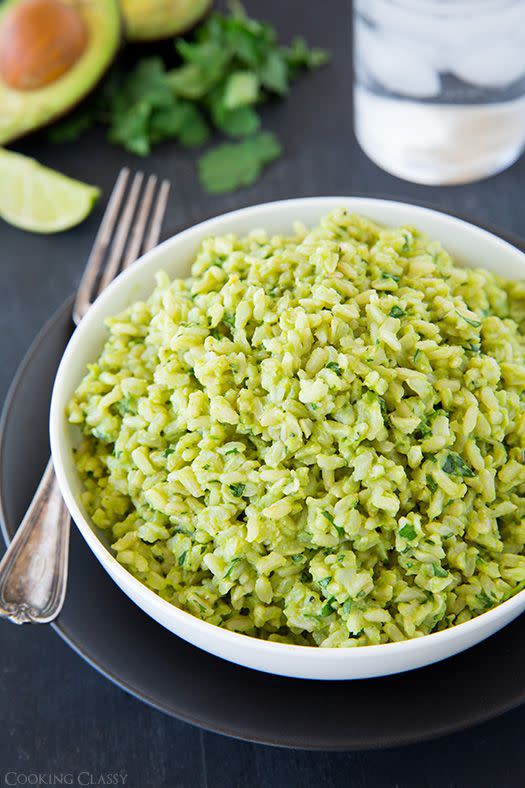 Avocado Cilantro Lime Rice