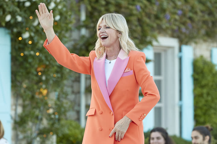 Zoe Ball on Mamma Mia! I Have a Dream hosting duties.