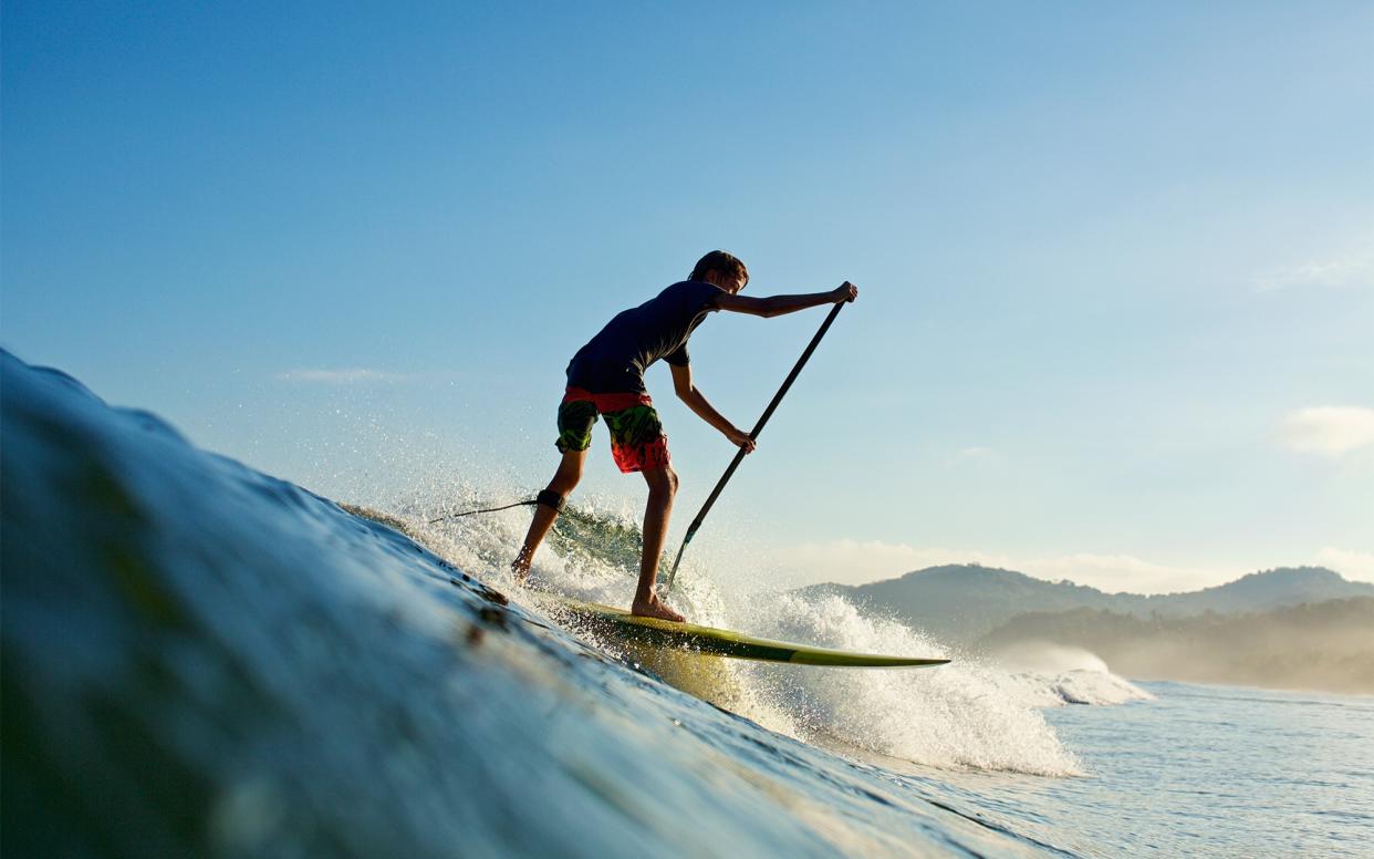 Paddleboarding in Mexico