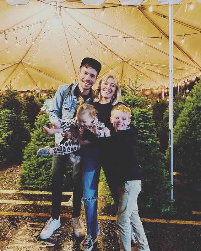 <p>The family of four went Christmas tree shopping in 2019, with Duff joking of the laughing family, "They couldn’t wait for us to leave."</p>