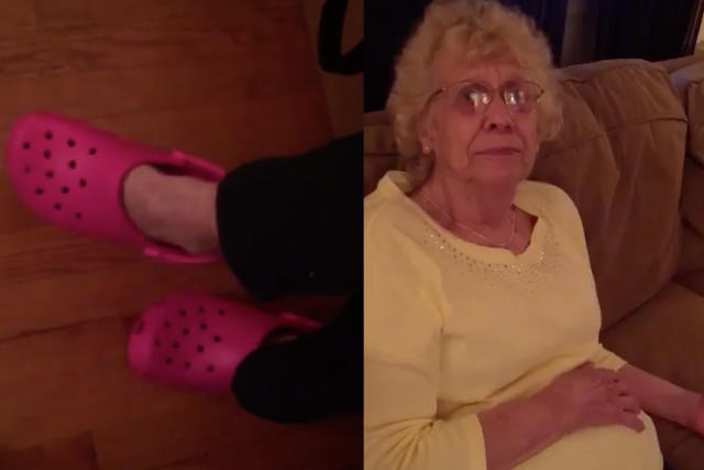 Crocs' gift to are those?' viral meme