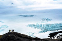 <p>Get up close and personal with Alaska's famous glaciers by trekking along the <a href="https://www.nps.gov/kefj/planyourvisit/harding_icefield_trail.htm" rel="nofollow noopener" target="_blank" data-ylk="slk:Harding Icefield Trail;elm:context_link;itc:0;sec:content-canvas" class="link ">Harding Icefield Trail</a>. Starting on the valley floor, this 8.2-mile roundtrip trail winds through cottonwood and alder forests, through heather-filled meadows and ultimately climbs above the treeline to an astonishing view of the Icefield. It's a window to past ice ages—a horizon of ice and snow that stretches as far as the eye can see.</p>