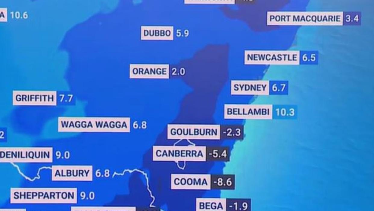 Assignment Freelance Picture Australians have woken up to some freezing temperatures, with some
 towns recording their coldest May morning on record.  Picture: Sky News Weather