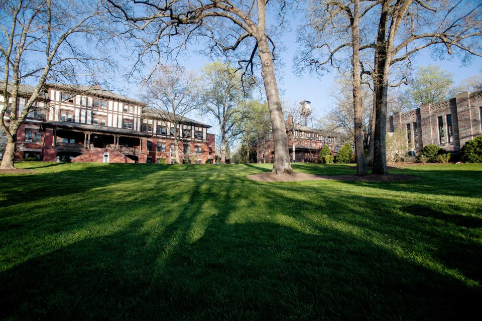 The Asheville School campus seen in April 2021 in West Asheville. Private school attendance across the state has increased by 10% over the last year.