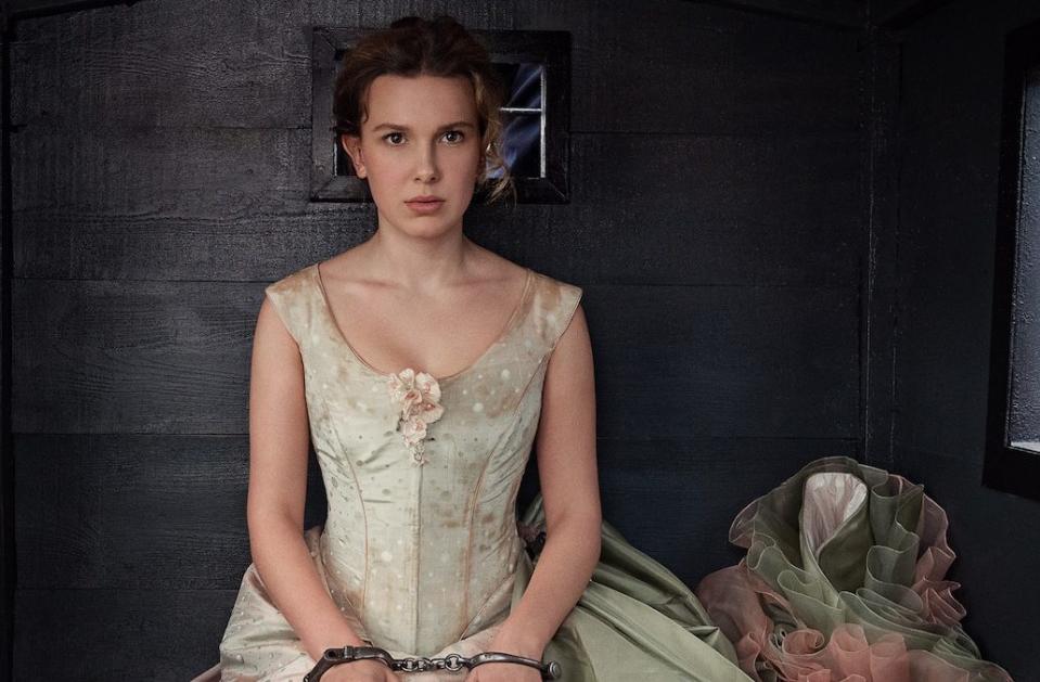 Millie Bobby Brown stars in Enola Holmes 2 - Credit: Alex Bailey/Netflix