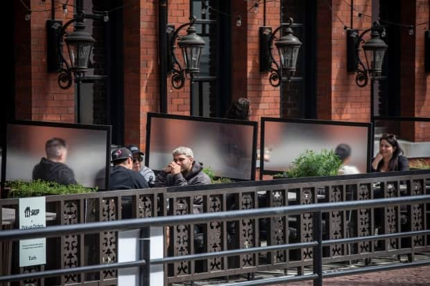 B.C.'s ban on indoor dining was set to expire on April 19. (Ben Nelms/CBC - image credit)