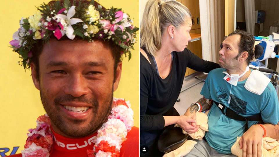 Sunny Garcia will continue his recovery, but has been able to speak to family members.