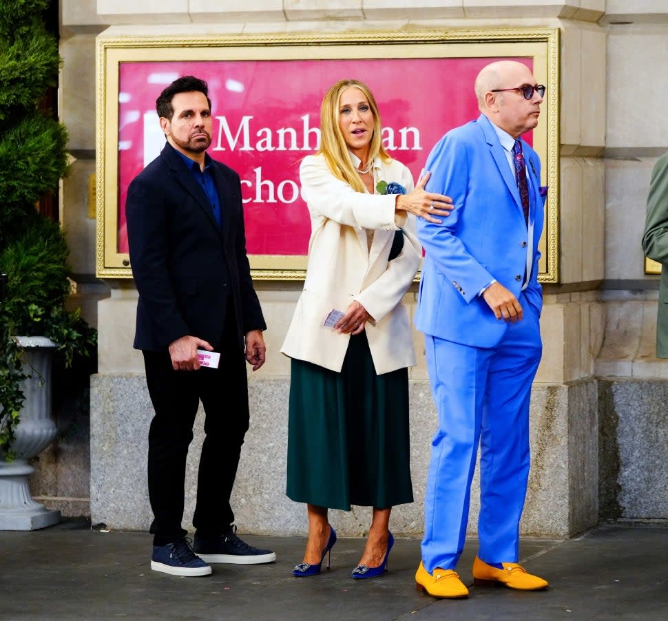 Mario Cantone, Sarah Jessica Parker and Willie Garson