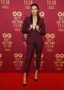 <p>Former Miss World Australia Erin Holland looks smoking in this pants suit with a very risqué blazer.</p>