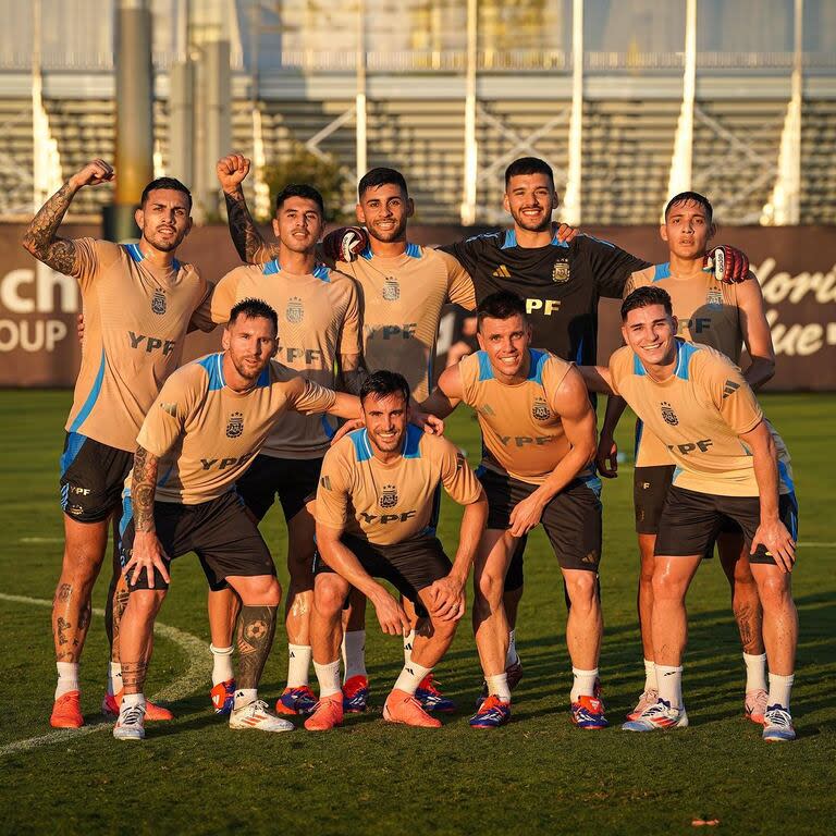 La selección argentina se prepara para disputar la Copa América 2024 (Foto: Instagram @afaeleccion)