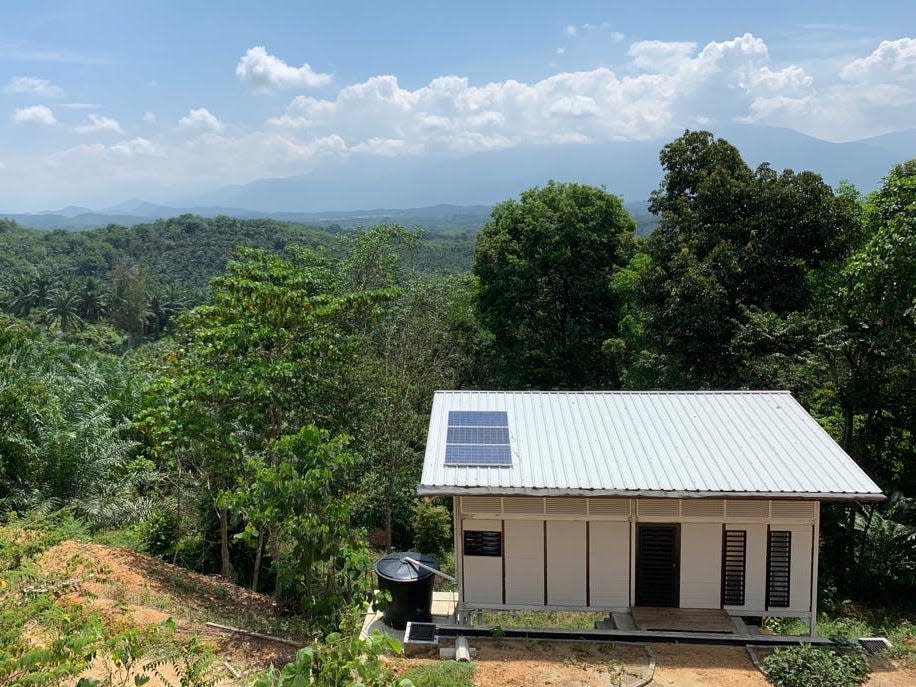 Meraki House, a tiny-home just outside Kuala Lumpur, Malaysia.