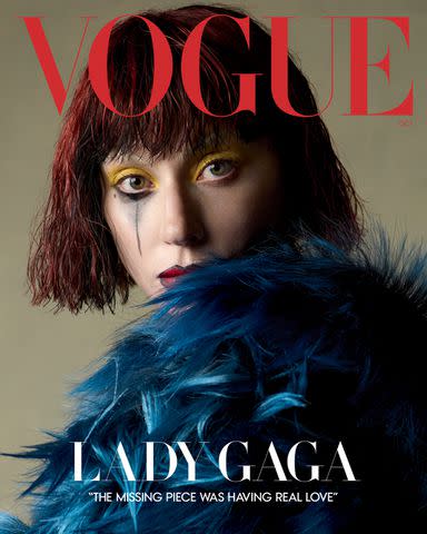 <p>Ethan James Green/Vogue</p> Lady Gaga's "Vogue" cover.