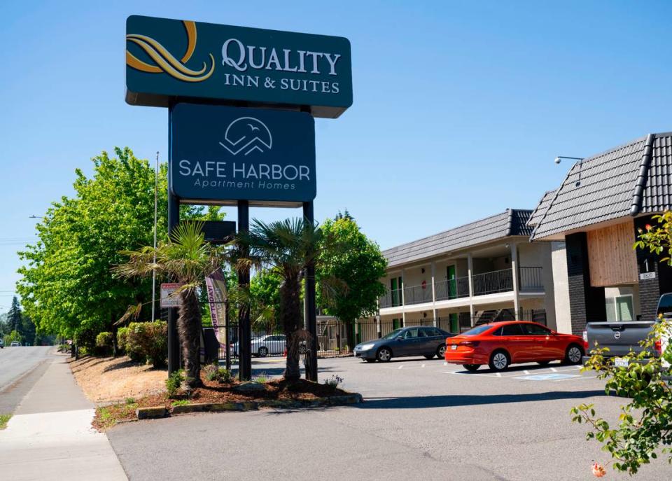 Safe Harbor apartments (seen here June 25) opened last fall and is one of Sage Investment’s properties along South Hosmer Street.