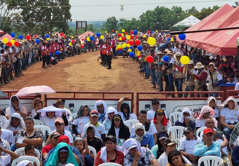 FILE PHOTO: Guerrilla pseudo-state complicates the search for peace in Colombia