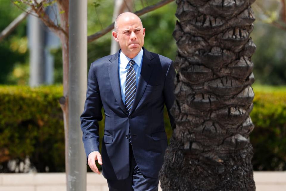 <div class="inline-image__caption"><p>Attorney Michael Avenatti arrives at the U.S. District Court to face embezzlement and fraud charges in Santa Ana, California, U.S., April 1, 2019. </p></div> <div class="inline-image__credit">Reuters/Mike Blake</div>