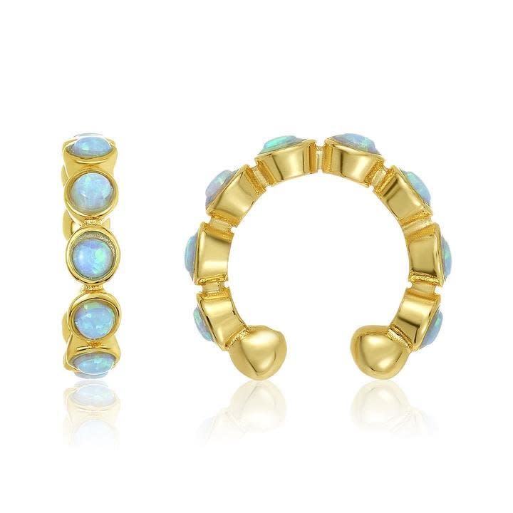 Melinda Maria Blue Opal Ear Cuff