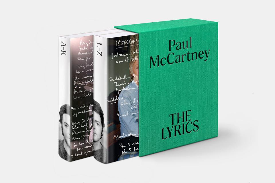 Paul McCartney's new two-volume book "The Lyrics" offers his commentary on 154 of his songs.